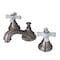 Kingston Brass KS5568PX 8" Widespread Bathroom Faucet, Brushed Nickel KS5568PX - alternate 1
